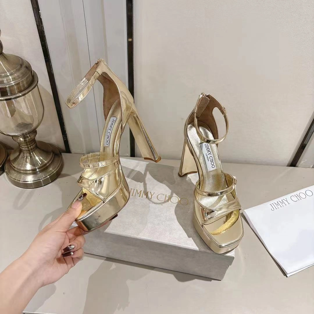 COCO-- Ji77y 3ho5 CLARESSAPF125QUI Heel height：12.5CM cowhide sheepskin item:E-X194D4064